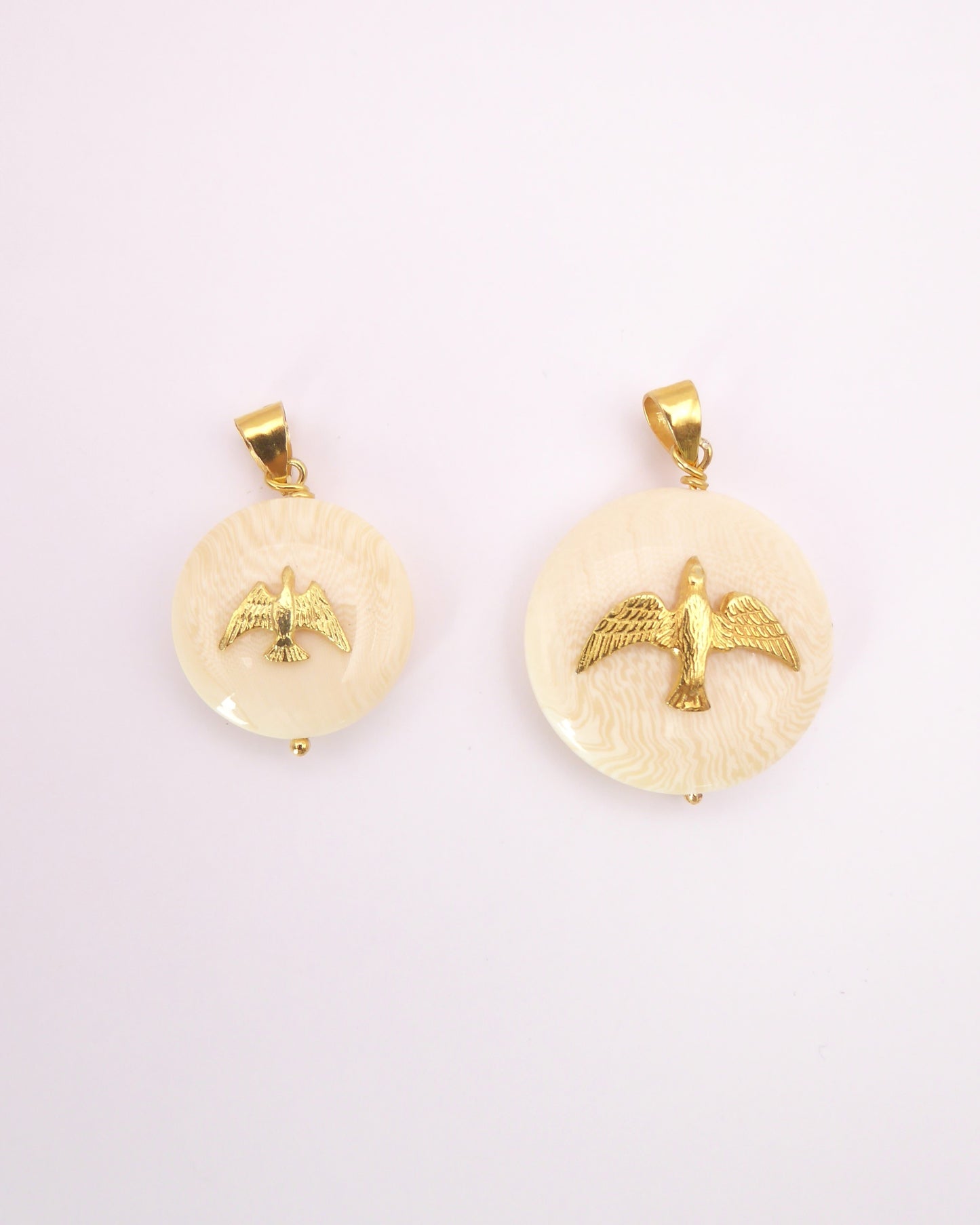 Mini Ivory Holy Spirit Pendant