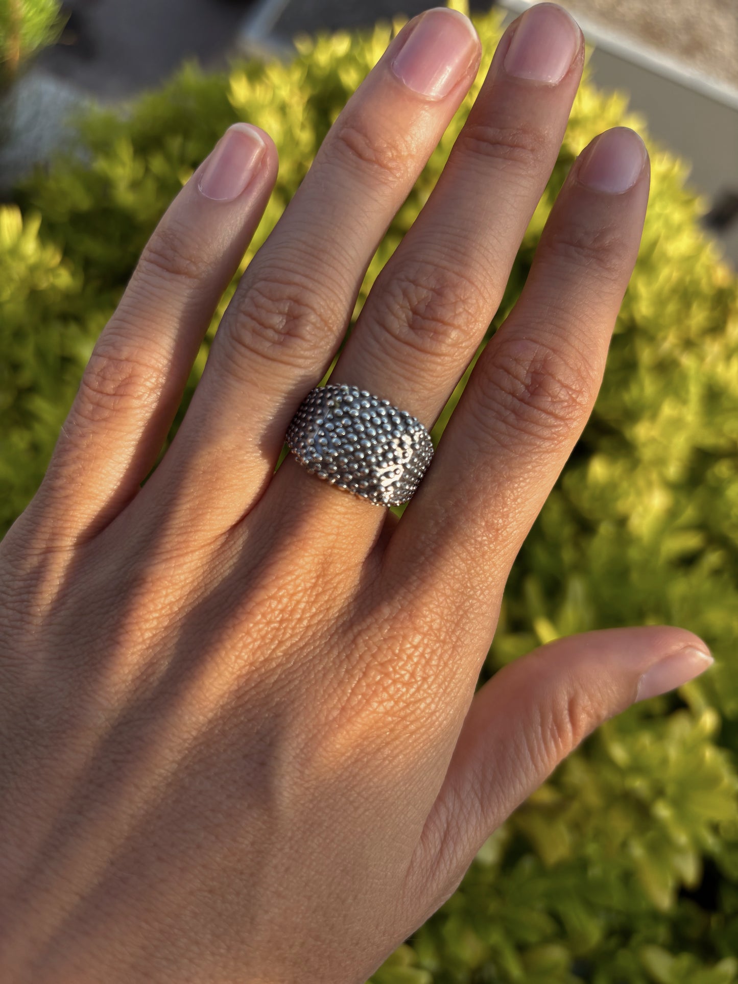 La Mer Granite-Finish Ring