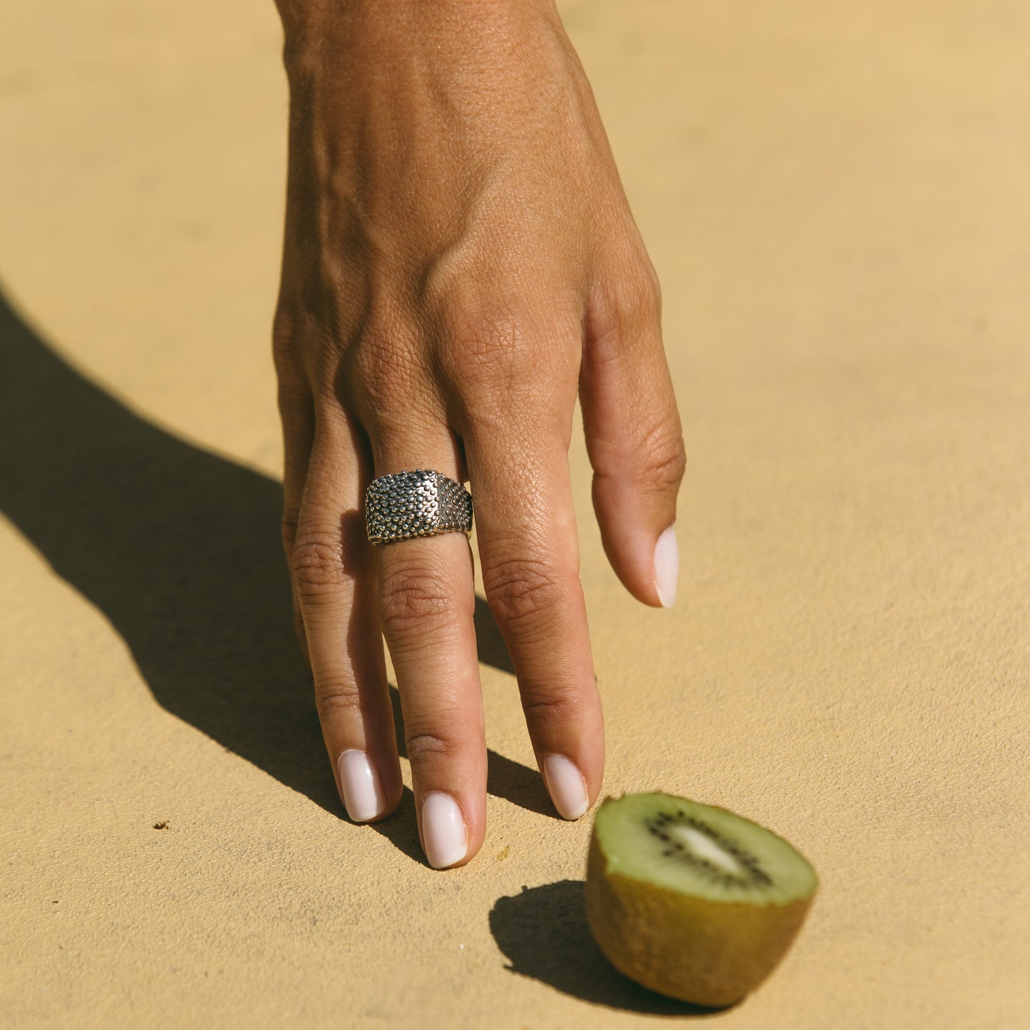 La Mer Granite-Finish Ring