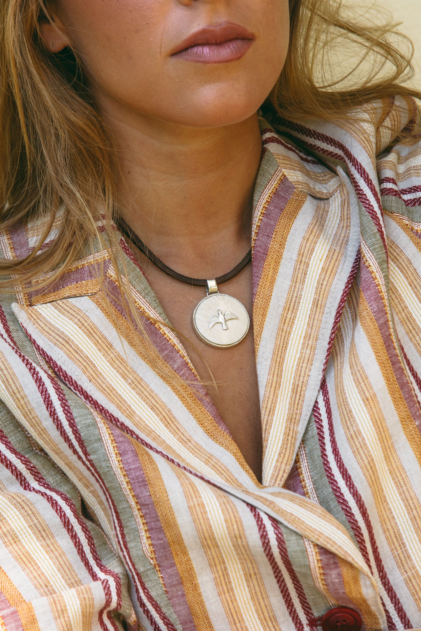Ivory Holy Spirit Pendant