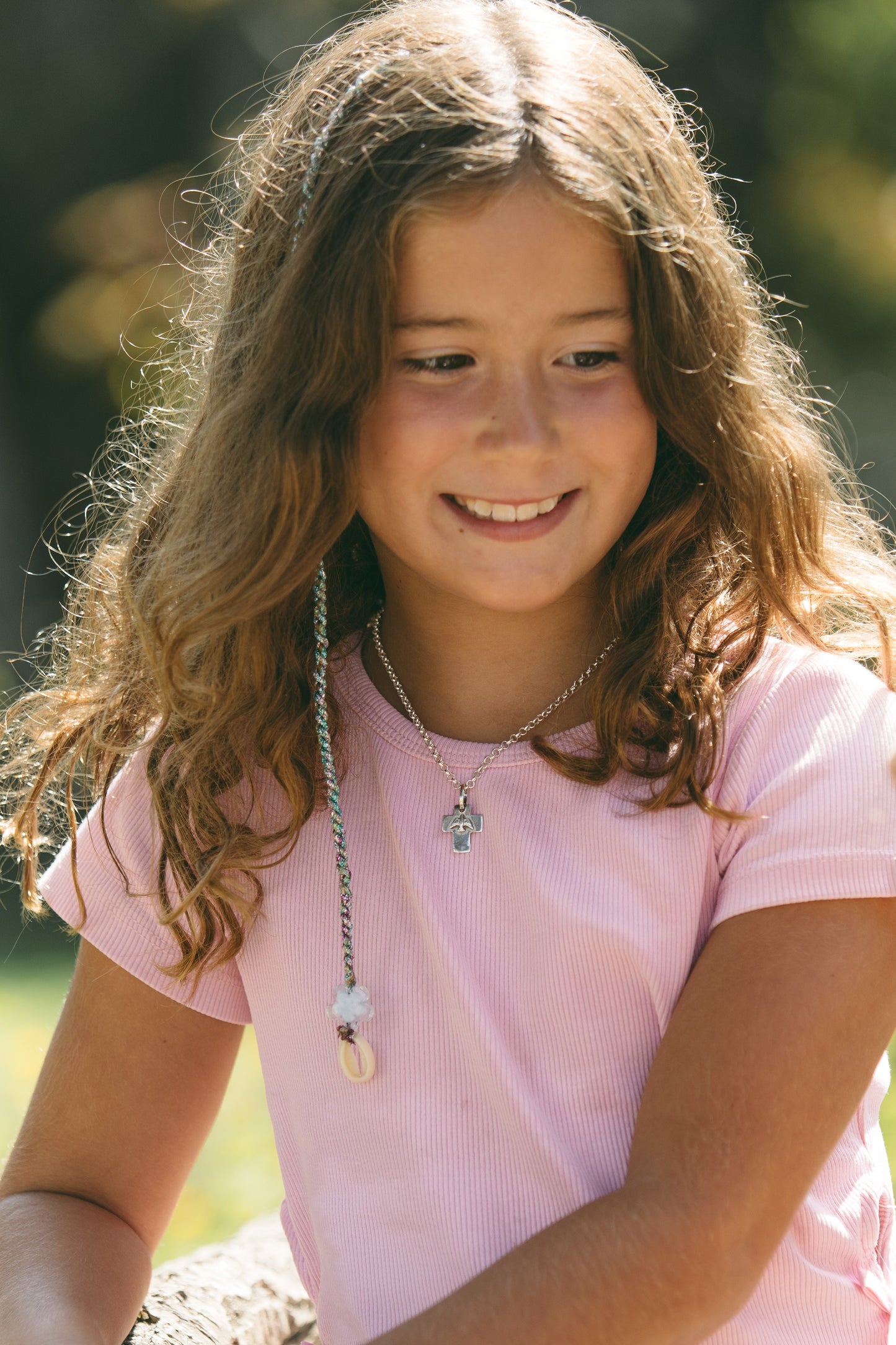 Mini Holy Spirit Cross Pendant