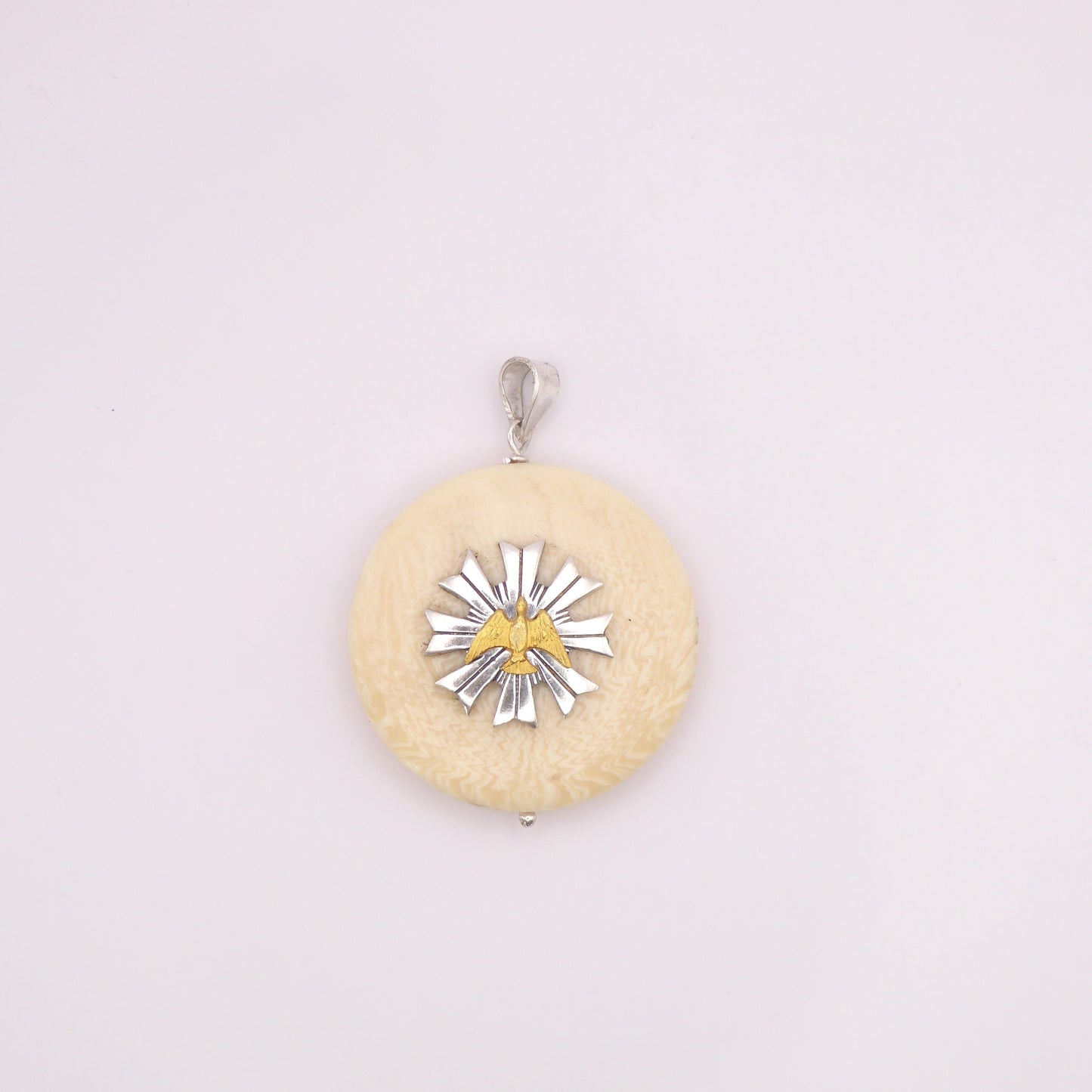 Ivory Radiant Holy Spirit Pendant