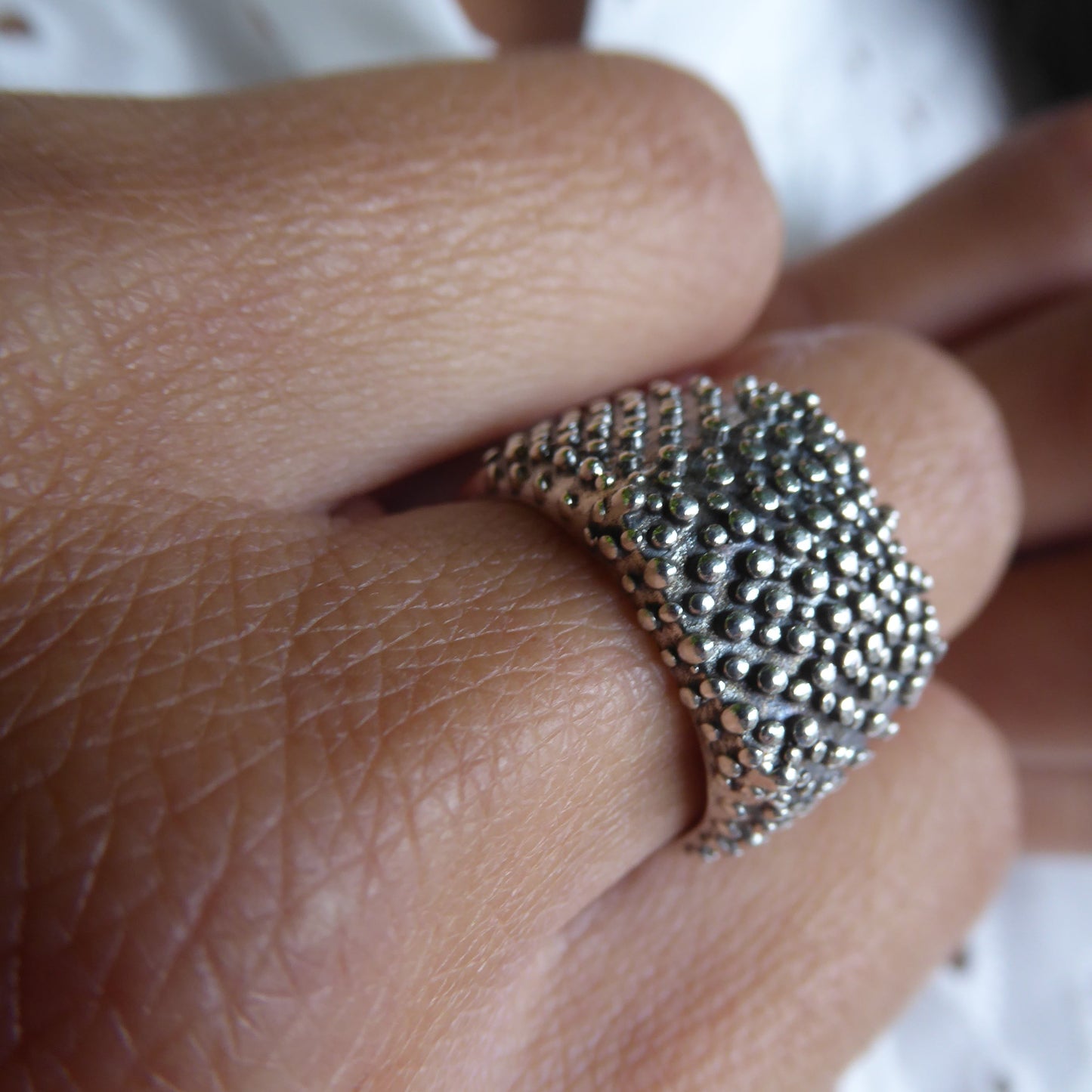 La Mer Granite-Finish Ring