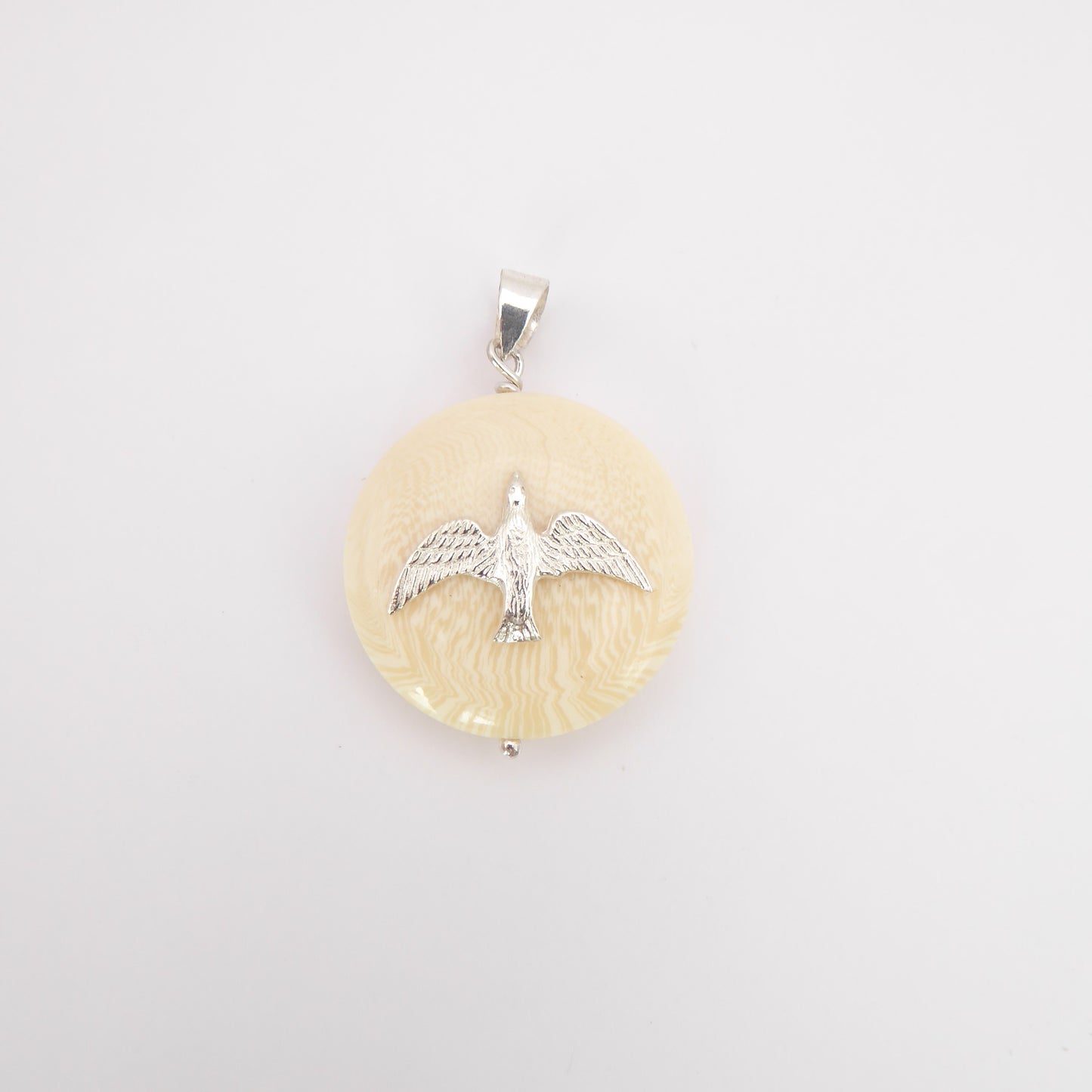 Mini Ivory Holy Spirit Pendant