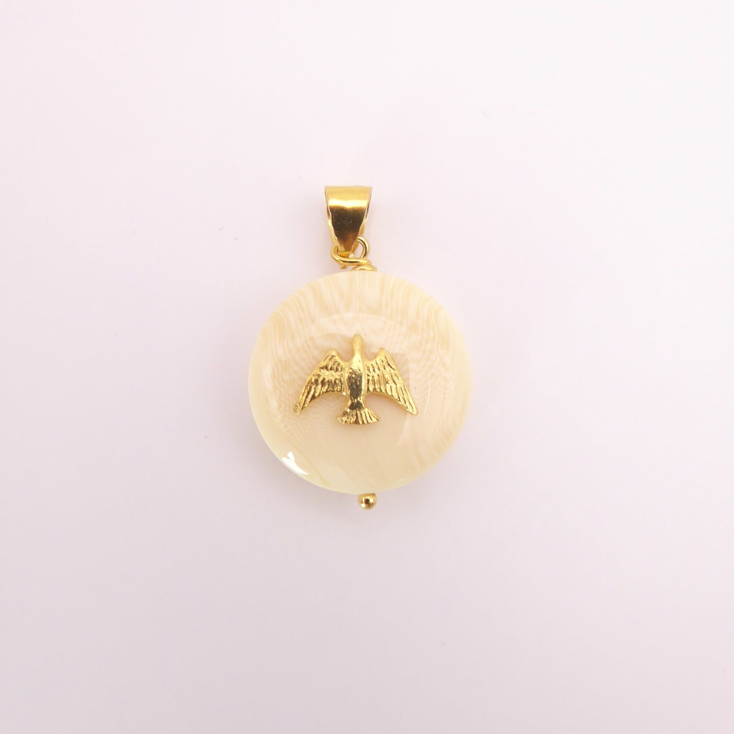 Mini Ivory Holy Spirit Pendant